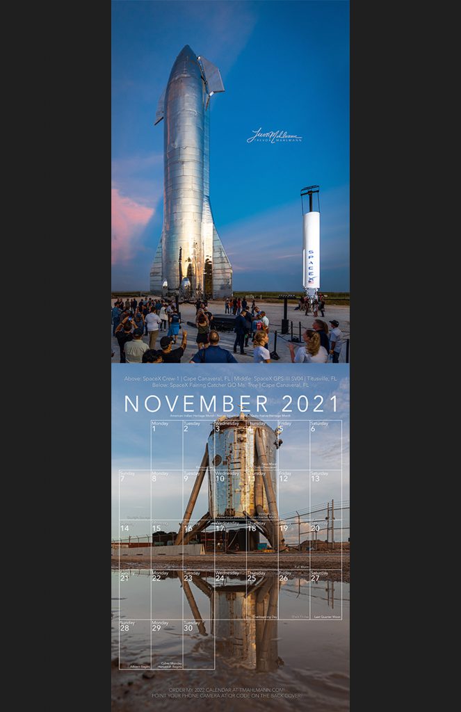 Trevor's 2021 Calendar | Starship Edition - Image 12