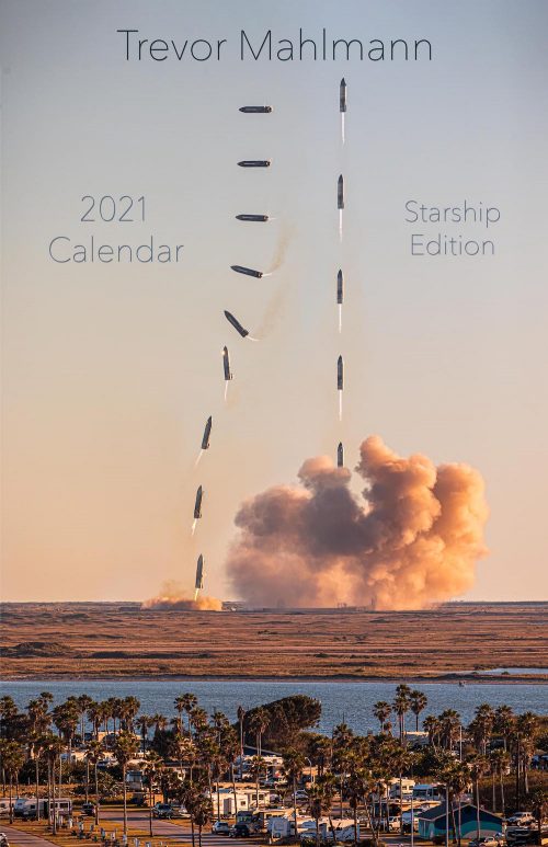 Trevor's 2021 Calendar | Starship Edition