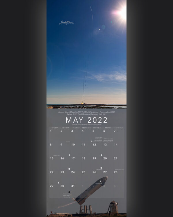 Trevor's 2022 Calendar | Starship Edition - Image 6