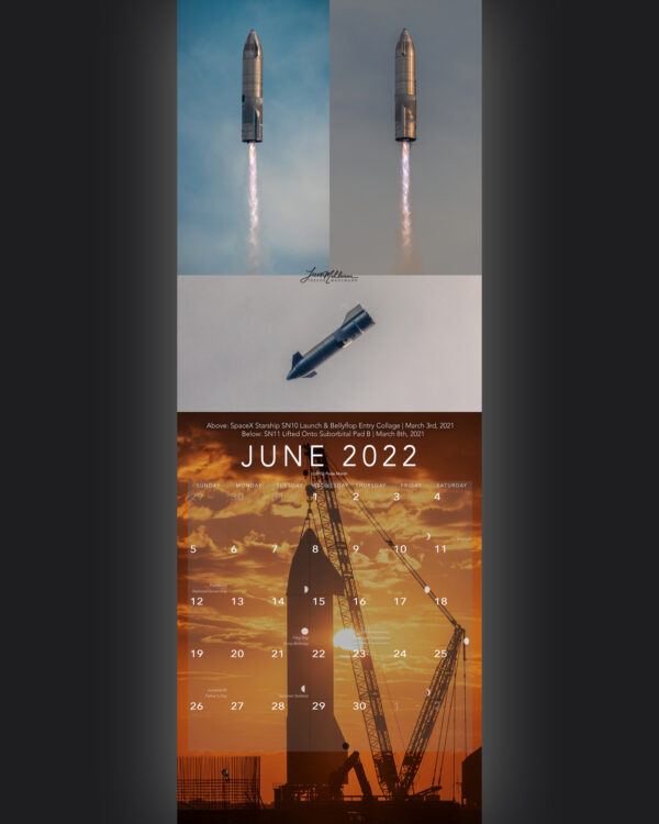Trevor's 2022 Calendar | Starship Edition - Image 7