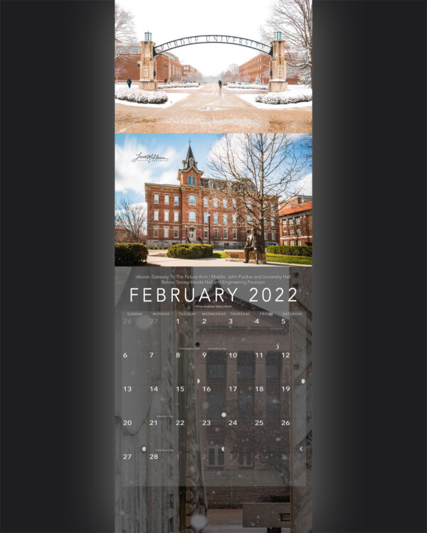Trevor's 2022 Calendar | Collegiate Edition - Image 3