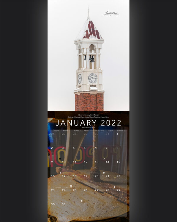 Trevor's 2022 Calendar | Collegiate Edition - Image 2