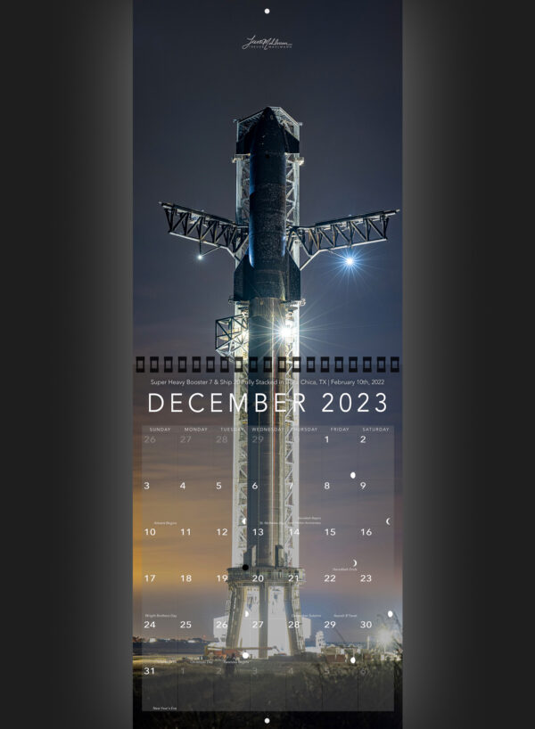 Trevor's 2023 Calendar | Starship Edition - Image 13