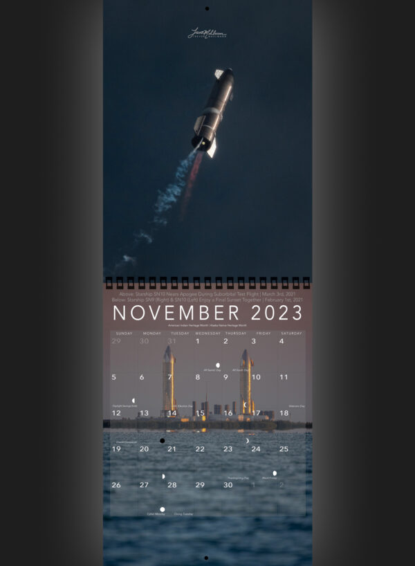 Trevor's 2023 Calendar | Starship Edition - Image 12