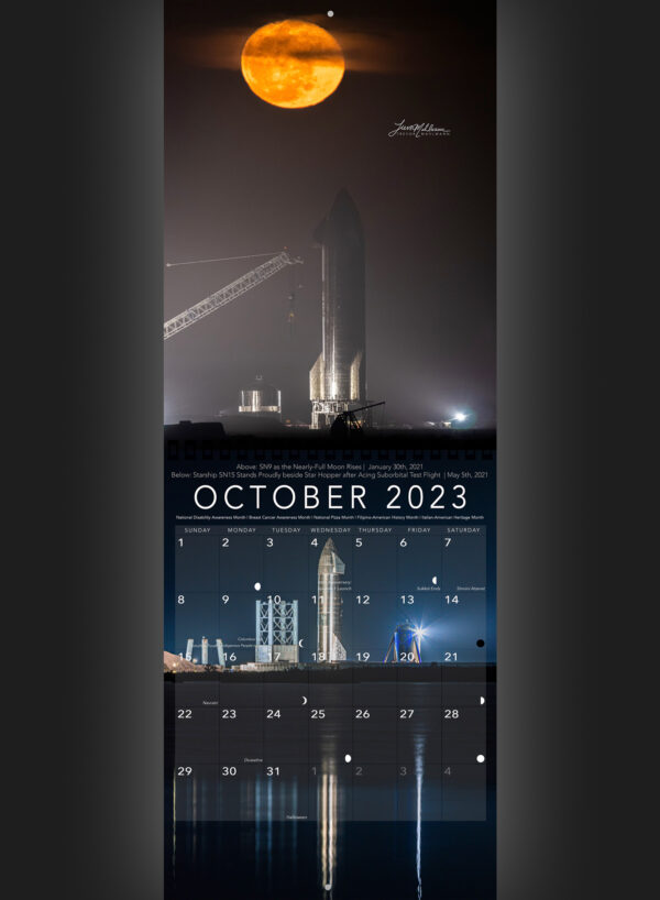 Trevor's 2023 Calendar | Starship Edition - Image 11
