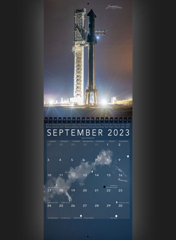 Trevor's 2023 Calendar | Starship Edition - Image 10