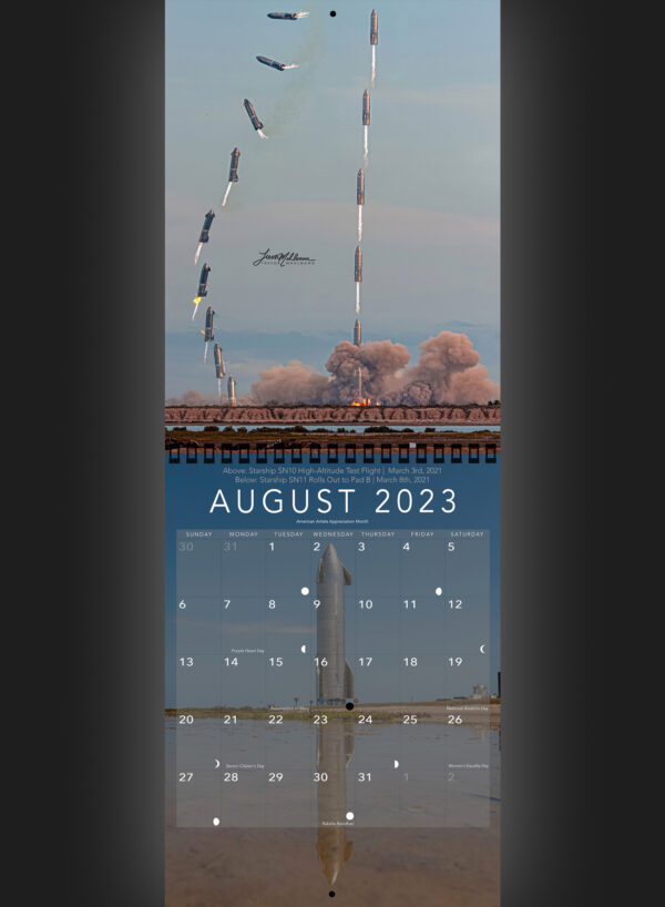 Trevor's 2023 Calendar | Starship Edition - Image 9