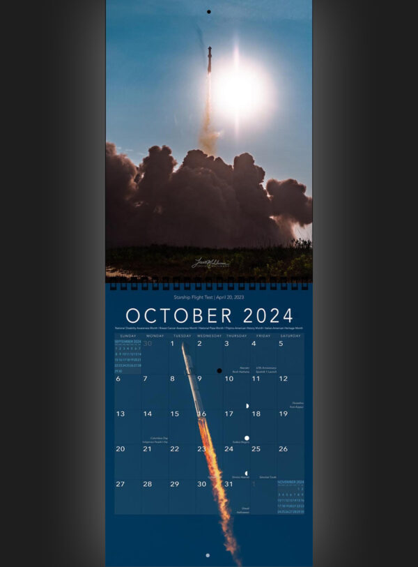 Trevor's 2024 Calendar | Starship Edition - Image 11