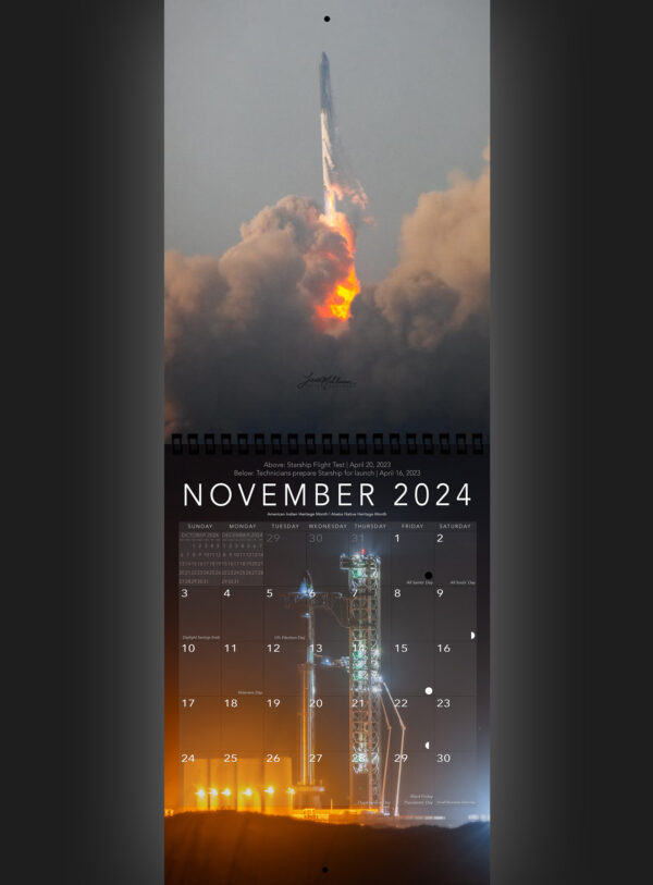 Trevor's 2024 Calendar | Starship Edition - Image 12