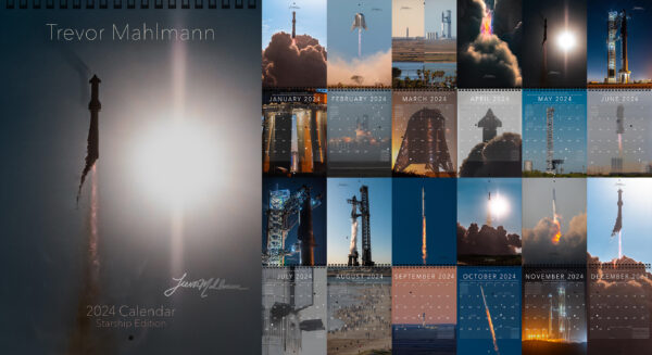Trevor's 2024 Calendar | Starship Edition - Image 14