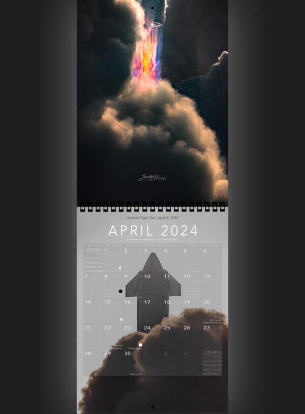 Trevor's 2024 Calendar | Starship Edition - Image 5