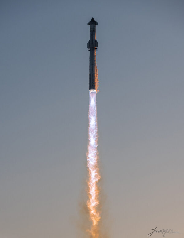 Starship Flight 2 | 17" x 22" Print | Full Stack