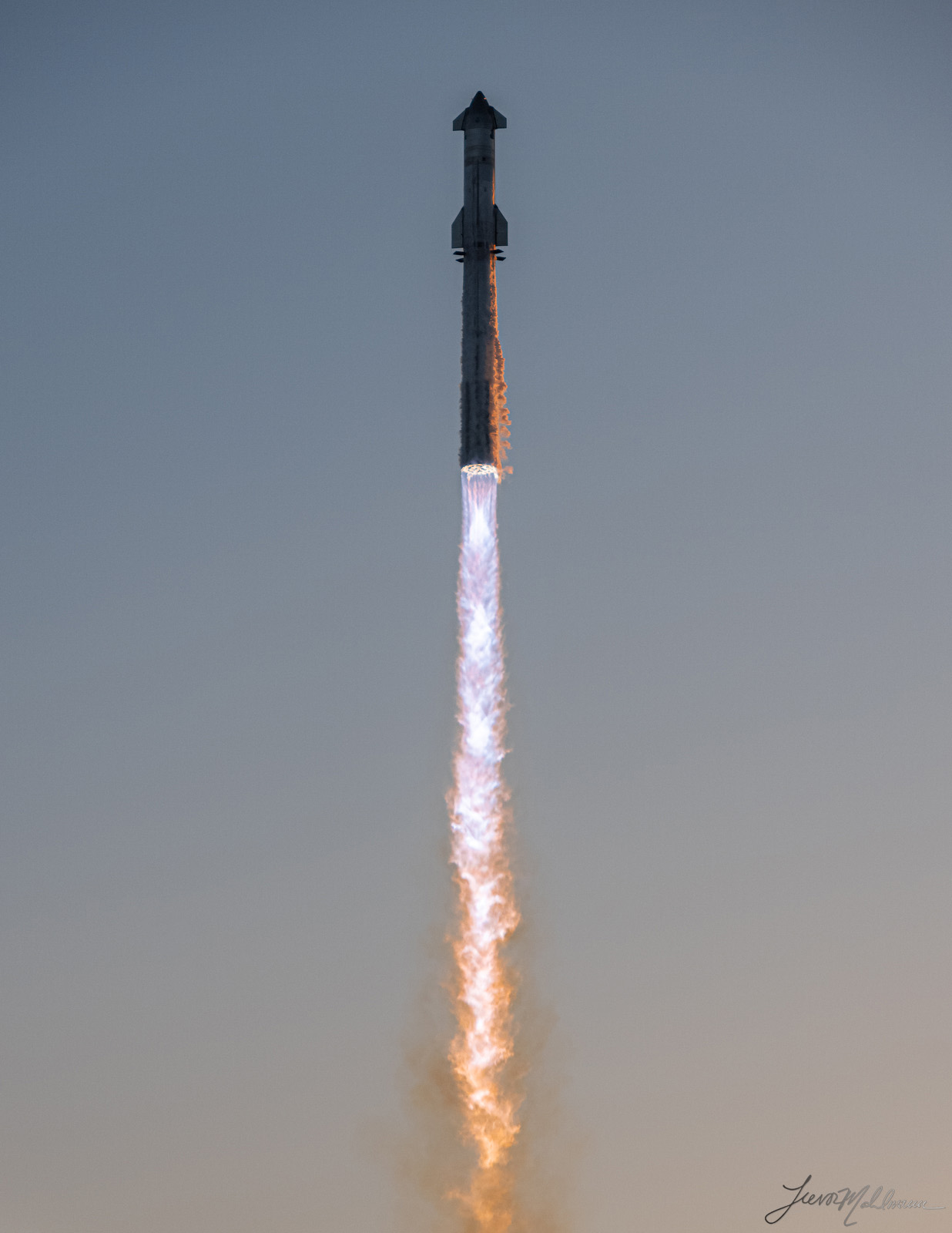 Starship Flight 2 | 17" x 22" Print | Full Stack