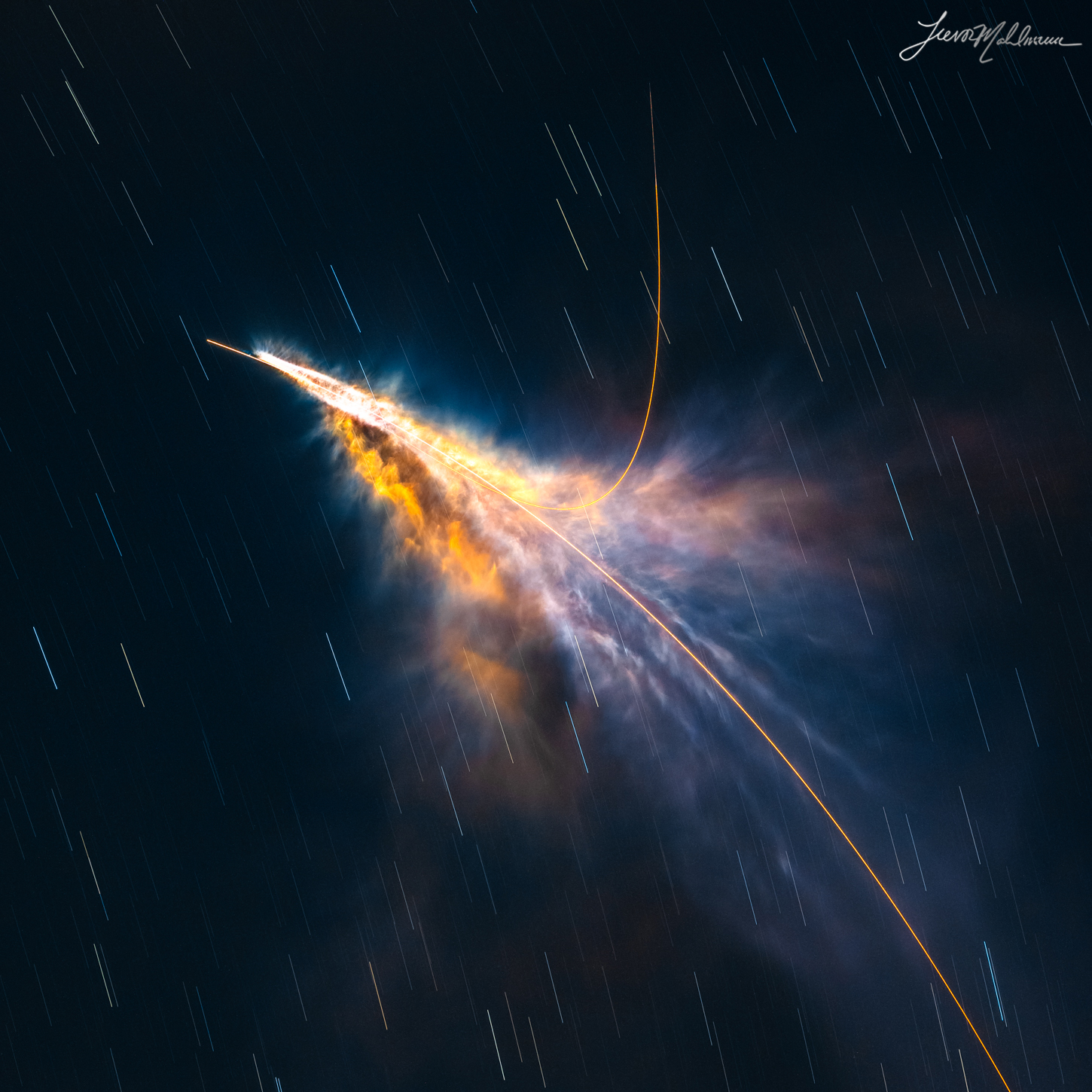 SpaceX Crew-8 | 17" x 17" Print | Nebula