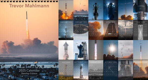 Trevor's 2025 Calendar Starship Edition - Image 14