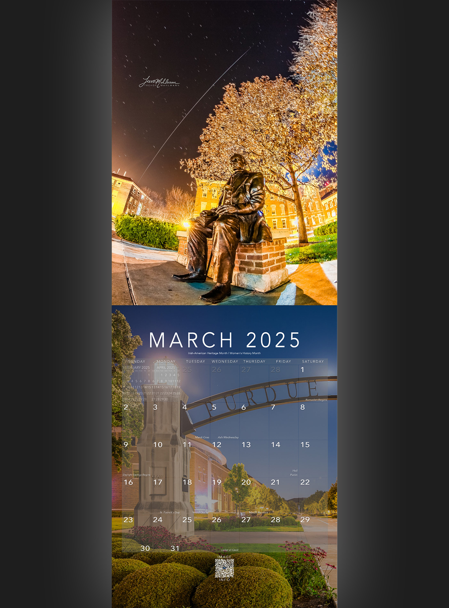 Trevor's 2025 Calendar Collegiate Edition – Trevor Mahlmann