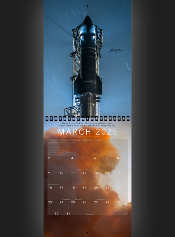 Trevor's 2025 Calendar Starship Edition - Image 4