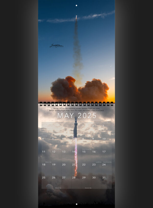 Trevor's 2025 Calendar Starship Edition - Image 6