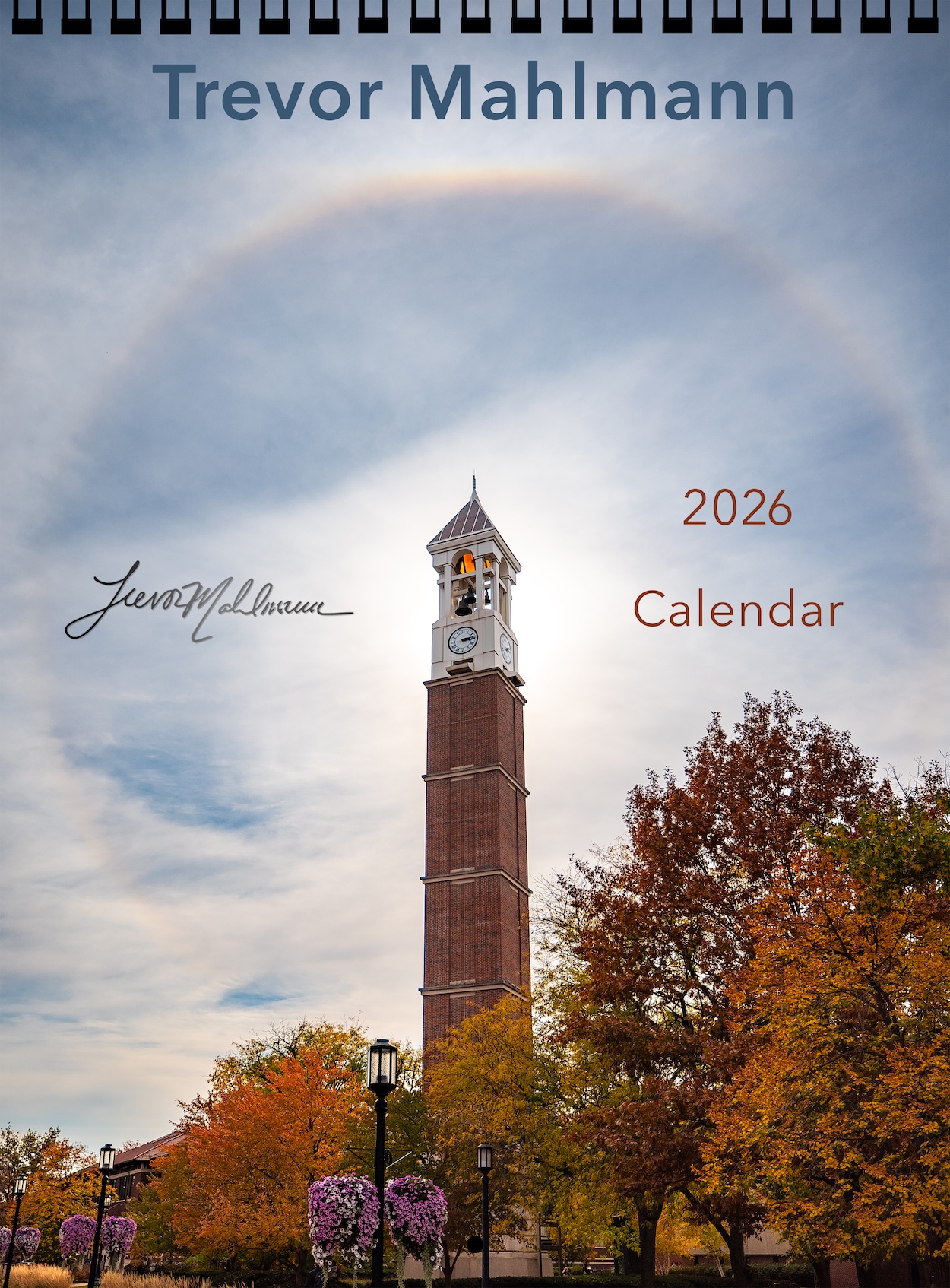 Trevor's 2026 Calendar: Collegiate Edition
