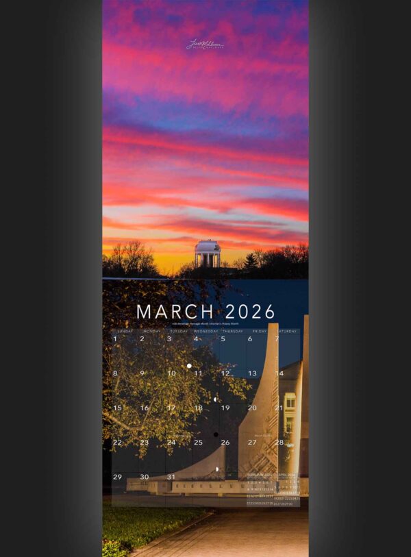 Trevor's 2026 Calendar: Collegiate Edition - Image 4