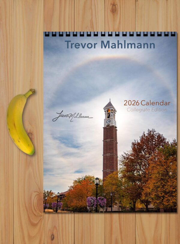 Trevor's 2026 Calendar: Collegiate Edition